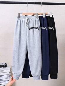 3件套男童卡通印花运动裤套装 - 彩色 - 查看 1