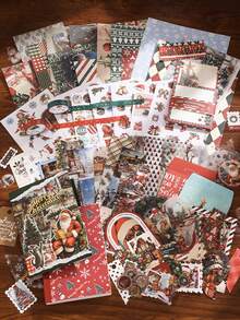 157 قطعة هدايا عيد الميلاد، مجموعة هدايا، هدايا متعددة الفئات، صندوق هدايا مختلط، صندوق أمنيات دافئة لعيد الميلاد، سلسلة عيد الميلاد، دفتر ملاحظات بغلاف صلب، لوح تذكير، ملصقات ورقية زخرفية، دفتر ورقي، دفتر ملاحظات للطلاب، صندوق هدايا متنوع. مثالي لديكورات القرطاسية ذات موضوع عيد الميلاد، مثالي للهدايا. ديكور المنزل ديكورات عيد الميلاد ديكور الغرفة الشتوي