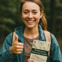 Guía ilustrada integral de habilidades de supervivencia al aire libre, manual de emergencia para acampar en la naturaleza, libro de conocimientos de para aventuras familiares, guía de supervivencia en la naturaleza a prueba de agua y portátil