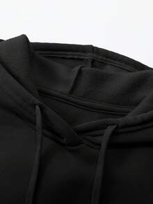 Customized Men's Autumn/Winter Hoodies, Back To School, Casual, Loose, Outdoor, Halloween, Upload Your Photos, Group Photos, Pet Photos, Add Your Own Customized Text And Personal Information. Men's T-Shirts, Casual Wear, High-Quality Men's Hoodies, Basic Style, Suitable For Boyfriend, Family, Friend's Birthday, Black Tops, Holiday Gifts, Gifts For Him