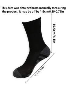 5/10/20 Pairs Men's Mid-Calf Socks, High Elasticity Socks, Soft, Stretchy, Breathable, Suitable For Men And Women Daily Wear, Simple And Comfortable Unisex Mid-Calf Socks, Fall Socks