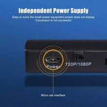 HD Video Converter For PS1/PS2/PS3 – Upscales To 1080p HD For Sharp, High-Definition Playback On Modern TVs & Monitors - Black - View 8