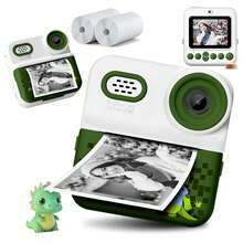 2.4-Inch Compact Digital Camera - Flash, Selfie Mode, Video Recording, Instant Thermal Printing - Ideal Birthday Gift.