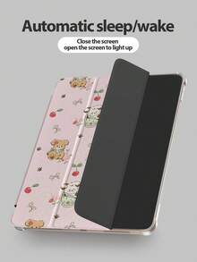 1 件可爱樱桃狗图案 iPad 保护壳，适用于 iPad 7/8/9、iPad Air 5/4/3 第 9 代 10.2、iPad Pro 11、iPad Mini 7 新品、iPad Air 6/iPad 第 10 代、iPad Air 11 (M3)/iPad 11 (A16 2025) - 彩色 - 查看 4