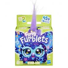Hasbro Furby Furblets Star - 迷你伙伴，超过 45 种音效，星空音乐，只会说 Furbish 语，电子毛绒玩具，互动宠物，深蓝色，返校礼物，适合 6 岁及以上儿童 - STAR-LEE - 查看 5