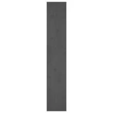Bücherregal/Raumteiler Grau 80x30x167, 4 cm Massivholz Kiefer - Grau - Übersicht 5