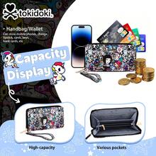 Official Licensed Tokidoki Wallet With Wristlet Tokidoki PU Leather RFID Blocking Credit Card Holder Tokidoki Large Capacity Zipper Phone Wallet - Multicolor - View 2