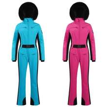 One-Piece Ski Suit For Women, Snowboard Overalls, Windproof And Waterproof, Breathable Clothing, Thickening, Skiing Suit, Winter - 顏色 11 - 查看 5