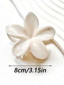 3 件天蓝色、黄色花卉发夹，用途广泛，适合旅行、度假、自然风时尚、夏季海滩拍照道具，适合日常使用发饰时尚发夹秋季配饰秋季发夹花夹冬季 - 彩色 - 查看 3