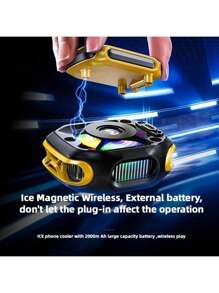 MEMO CX12 2025 Is A New Mobile Phone Cooling Device Featuring A Bright Digital Display, Which Can Also Function As An External Battery For Your Phone.