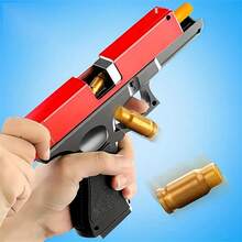 Outdoor Shooting Soft Bullet Toy Guns, Boys' Toy Pistols, Suitable As Birthday Gifts For Teenagers And Adults - 軍綠色 - 查看 6