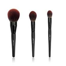 Jessup Makeup Brushes Set Premium Synthetic Powder Foundation Highlight Concealer Eyeshadow Blending Eyebrow Liner Spoolie Brush Set Black 21pcs T271 - Máy bay F-3PCS - Xem 1
