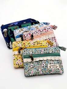 1 szt. Mała kosmetyczka, torba do przechowywania, podróżna portmonetka na monety, kosmetyczka, śliczna kosmetyczka, podróżna kosmetyczka, kosmetyczka, torba do przechowywania kosmetyków, przenośna torba o dużej pojemności, mała kosmetyczka na prezent dla kobiet, torba do przechowywania, kosmetyczka podróżna na monety