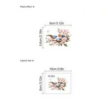 创意鸟巢、鸟妈妈和宝宝开关贴、可爱熊猫拿着雨伞开关墙贴，适用于酒店、家庭、办公室、客厅、卧室，可移除 PVC 墙贴 - 彩色 - 查看 6