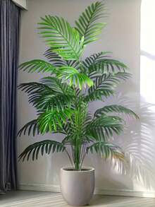 Conjunto artificial de 3 en 1 de árbol de palma ultra realista con Monstera y Ave del Paraíso - Plantas de palma de areca falsas de 90-120 cm de altura, decoración tropical de plástico para interiores/exteriores para el hogar, jardín, boda y fiesta, árboles falsos de bajo mantenimiento para sala de estar, oficina, patio, balcón y decoración de eventos (diseño resistente al agua + idea de regalo perfecta para inauguración de casa/cumpleaños)