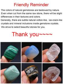 50g/100g/200g/Bag Natural Tumbled Gemstones And Mixed Color Crystals Bulk - Various Tumbled Polished Gemstones Rocks Stones For Home Decor - Multicolor - View 4