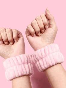 Deep Cleansing Beauty SPA Facial Brush Set, Includes Soft Velvet Headband, Headband Set, Gentle Exfoliating Brush, Fine Silicone Cleansing Brush, Portable Skincare Tools, Suitable For Women, Christmas Gift, Ideal For Outdoor Travel And Business Trips - Multicolor - View 5