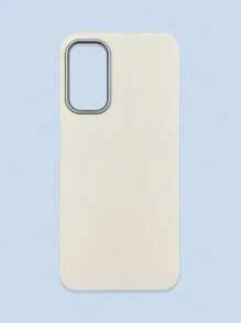 极简时尚白色、灰色、黑色仿皮纹理手机壳，防指纹、防水、防汗，超薄柔软触感，手机保护套，兼容三星、 17 Pro Max、13/14/15/16/16 Plus/16 Pro Max - 白色 - 查看 54