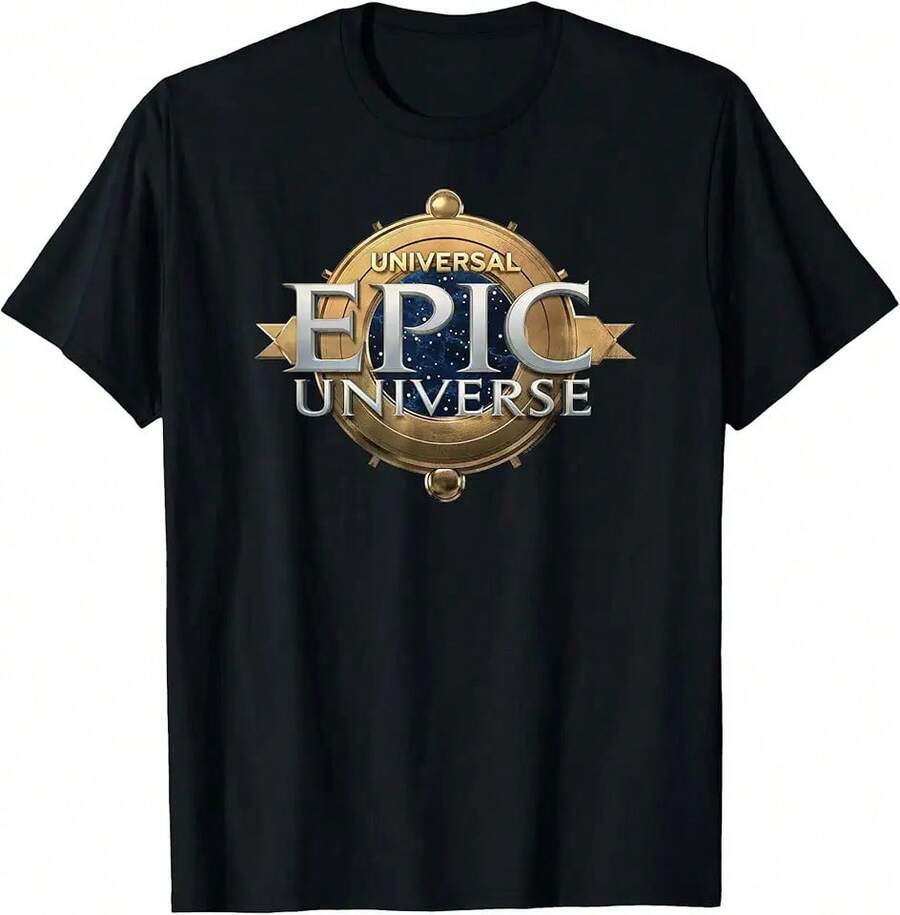 Universal Epic Universe Logo T-Shirt - màu đen - Xem 1
