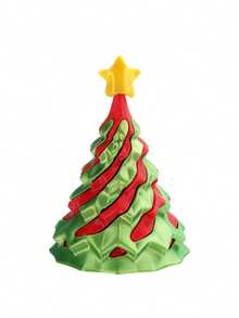 1pc 2025 New 3D Printed Spinning Christmas Tree Fidget Toy, Colorful Christmas Tree Shaped , Home Decor, Stress Relief Toy, Creative Craft, Perfect Gift For Birthday, Christmas, Halloween - Multicolor - View 14