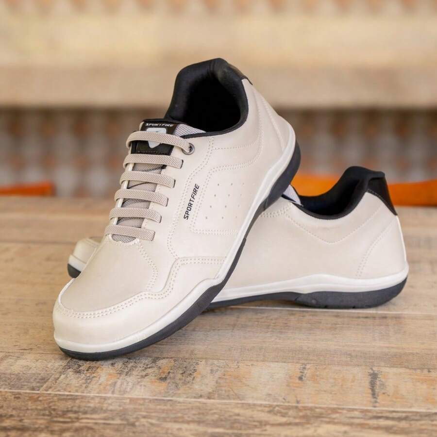 Men's Casual Sneakers, Lightweight And Soft With Guaranteed Comfort 141a - Ice White - View 1