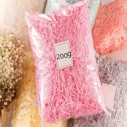 1包，20克拉菲草填充物，创意拉菲草填充物，适用于生日、婚礼和伴娘礼物，皱纹纸，拉菲草纸填充物，适用于复活节礼盒包装