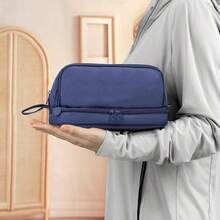 1 Piece Aesthetic Large 4-Layer Pencil Case - Extra High Capacity With Multi-Compartment Design & Premium Zipper Closure - College Student Essential, Back To School Supplies, Work Office Organizer, Artist Sketchbook Companion, Teacher Classroom Must-Have, Dormitory Storage Solution, Travel Stationery Pouch