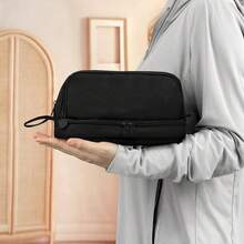 1 Piece Aesthetic Large 4-Layer Pencil Case - Extra High Capacity With Multi-Compartment Design & Premium Zipper Closure - College Student Essential, Back To School Supplies, Work Office Organizer, Artist Sketchbook Companion, Teacher Classroom Must-Have, Dormitory Storage Solution, Travel Stationery Pouch