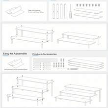 1pc Acrylic Multi-Layer Cosmetic Display Rack, Collectible Blind Box, Perfume & Jewelry Storage Shelf
