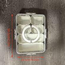 Snackle Box Container,Portable Snack Box 8 Compartment Divided Serving Tray With Lid And Handle,Clear Storage Organizer For Fruit Candy Nuts Veggie-Perfect Ideal For Party,Travel & Picnic UseWhite,1Pack - PP六分格 (可 進洗碗機) - 查看 4