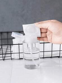 Clear Press Bottle, Reusable, Push Down Pump Dispenser, Empty Cosmetic Acetone Container Travel Bottle Pump Travel Accessories Dormitory Bathroom EssentialsTravel Essentials ,Travel Organizer For Beach ,Summer Vacation Back To School - Nhiều màu - Xem 7