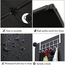 Closet Organizer, 8 Cube Closet Organizers And Storage, Closet Storage Shelves, Clothes Storage Organizers For Closet Bedroom Living Room Office Black - Blue - View 5