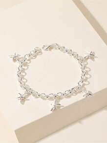 1pc 5pcs Starfish Pendant Bracelet, New Fashion Luxury Party Jewelry For Women