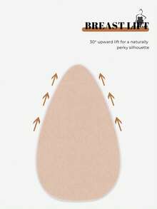 3/5 Pares de Sutiãs Invisíveis Sem Costura com Efeito Push-Up Plus Size, Elevação do Busto, Adequado para Tamanhos B-E, Sutiãs Adesivos Sem Alças e Sem Costas, Adequado para Vestidos de Casamento e Festa