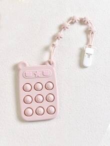 1 Set Baby Silicone Teething Toys, Chew Molar Stick, Anti-Bite Teether With Pacifier Clip, Suitable For Baby Boys And Girls