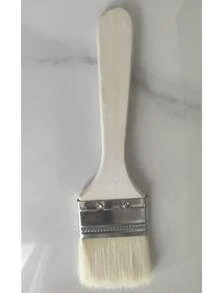 4.7厘米宽木柄软毛羊毛油漆刷，适用于水性和油性涂料