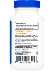Nutricost Red Yeast Rice 1200mg, 120 Capsules - 60 Serv, Veggie Caps, Non-GMO, Gluten Free | Red Yeast Rice Supplement, Vegetarian Capsules, Non-GMO, Gluten Free, Nutricost, Premium Quality - 其他 - 查看 4