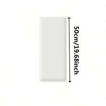 1 pieza Acolchado de pared 3D autoadhesivo de 20 cm x 40 cm, paneles suaves y amortiguadores, adecuado para la decoración de dormitorios y pasillos, fácil de instalar