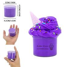 70ML Scented Butter Slime,Strechy And Non-Sticky,Ice Cream Cones Accessories,Birthday, Holiday, Easter Day Party Gifts,DIY Stress Relief Toy