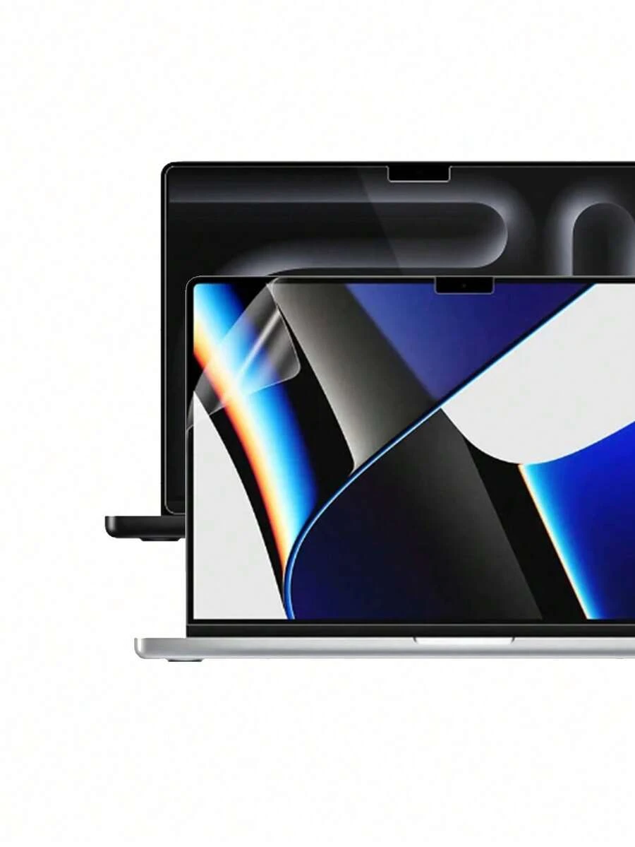 2pcs High Definition, High Transparency, PET Screen Protector, Full Screen Coverage, Anti-Fingerprint, Sensitive Touch, Protective Film, Screen Protector, Compatible With MacBook/Electronics/Office Supplies/Computer Accessories/Computer Screen Protector/MacBook Air 13/Computer Protection/MacBook Accessories/MacBook/Computer/Computer Screen - Clear - View 1