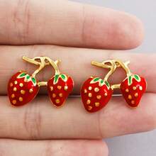 1pc/2pcs Luxury Delicate 304 Stainless Steel Electroplated Pendant Charms, Suitable For DIY Jewelry, Jewelry Making, Crafts - Ocean Life, Cherry, Flower Designs - Color - View 64