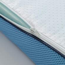 Gel Topper Mattress Topper For Reversible Use, 4/6 Cm Height, Cover Made Of 100% Cotton, Breathable, Cooling Mattress Topper With Memory Foam - trắng - Xem 6