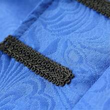 Mens Vintage Tailcoat Goth Long Steampunk Victorian Frock Coat, Retro Fashionable - Black - View 4