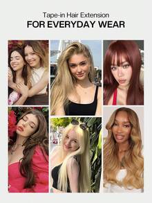 jessie's wig Jessie's 貼片式接髮 真人髮絲 20片/包 50g 絲滑直髮 漂染金髮 接髮片 自然外觀 高品質 深棕色 蜂蜜金 27# - S27 - 查看 9