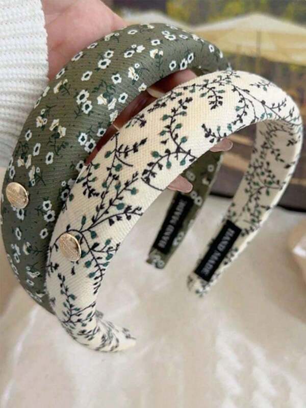 2 Stücke/1 Stück Damen Grün Blatt Blumen Metall Elegante Mode Haarband, vielseitig für den täglichen Gebrauch, Zuhause, Schule, Strand, Arbeit, Party, Urlaub, Geburtstag, Schulanfang, Neujahr, Valentinstag, Muttertag Geschenk, Haarband, Haarreifen, Haarband für Frauen, Herbstoutfits