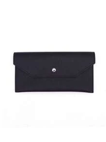 1pc Minimalist Faux Leather Reusable Cash Envelope With Card Slots Fashionable Solid Color Pouch For Daily Use Cash Envelope Wallet Envelope Wallets Burgundy Gifts For Women Wallet Purse Wallet Long Wallet - Multicolor - View 11