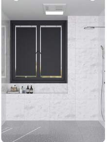 1pc Easy Install Blackout Curtain With Suction Cups, No Drilling Required, Blackout Fabric For Car Windows, Easy Privacy Screen For Kitchen, Bathroom, Bedroom, Hallway, Car Sun Shade, Privacy Protection, Suitable For Home And Vehicle, Can Also Be Used As Pet Barrier, A Convenient Peel And Stick Window Film, Wall Decor, Window Sticker. Privacy Protection, Ramadan Gift, Valentine's Day Car Privacy Cover - Multicolor - View 2