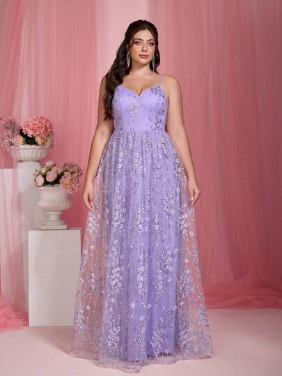 Mgiacy, Nuevo Llegado, Cuello en V, Camiseta de Tirantes, Elegante, Vestido de Boda Talla Grande, Lentejuelas, Vestido Largo, PARA, Vestido de Fiesta de Graduación, Iglesia, Fiesta, Vestido de Invitada de Boda, Vestido de Noche