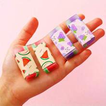 3pcs/Set Cute Fruit Erasers For Students