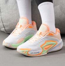 Nike JORDAN GS大童緩震耐磨經典籃球鞋 - 彩色 - 查看 6